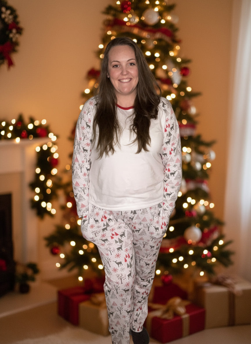 Adult Christmas Personalised Pyjamas