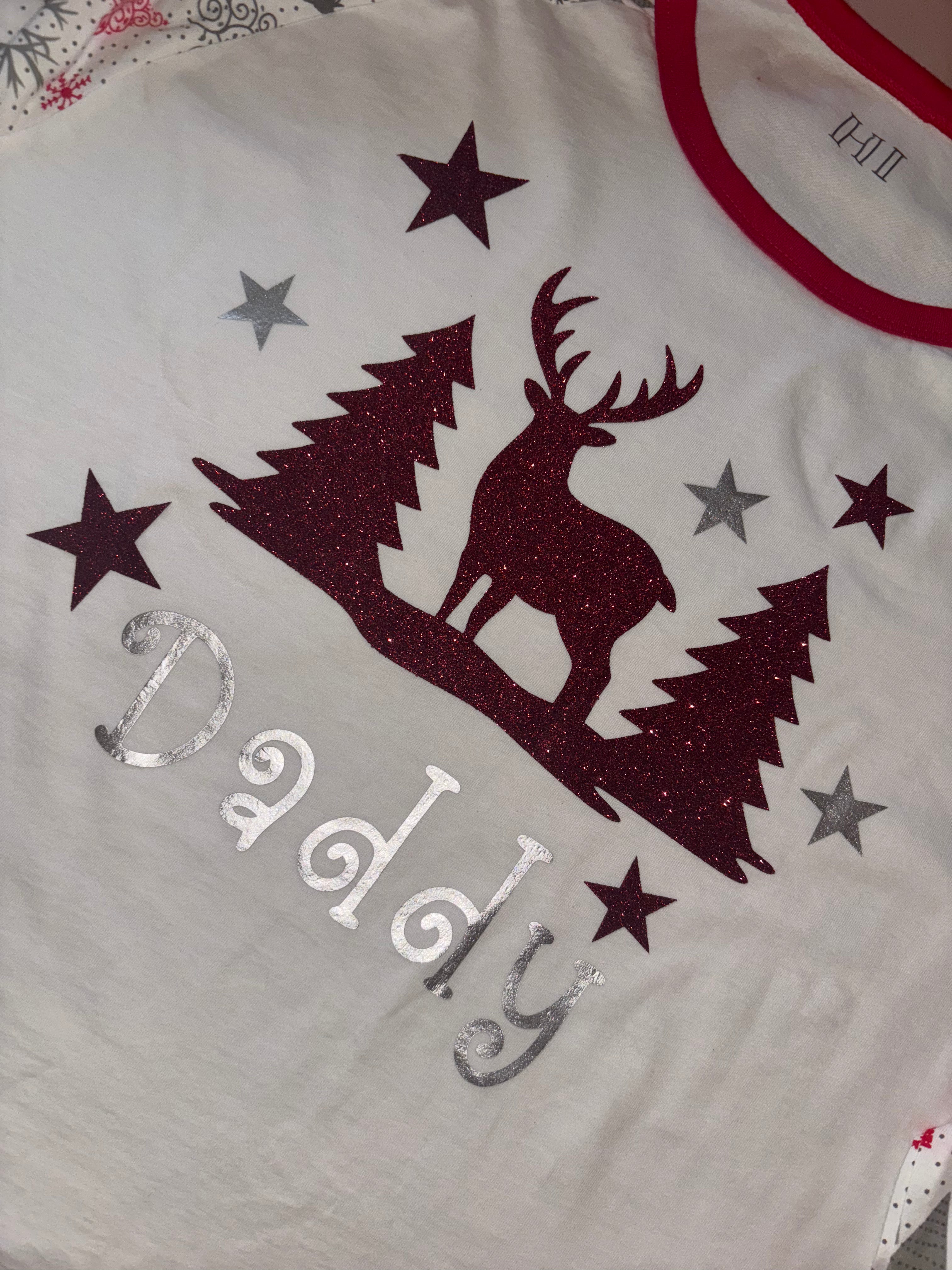 Adult Christmas Personalised Pyjamas