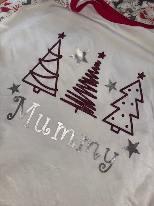 Adult Christmas Personalised Pyjamas