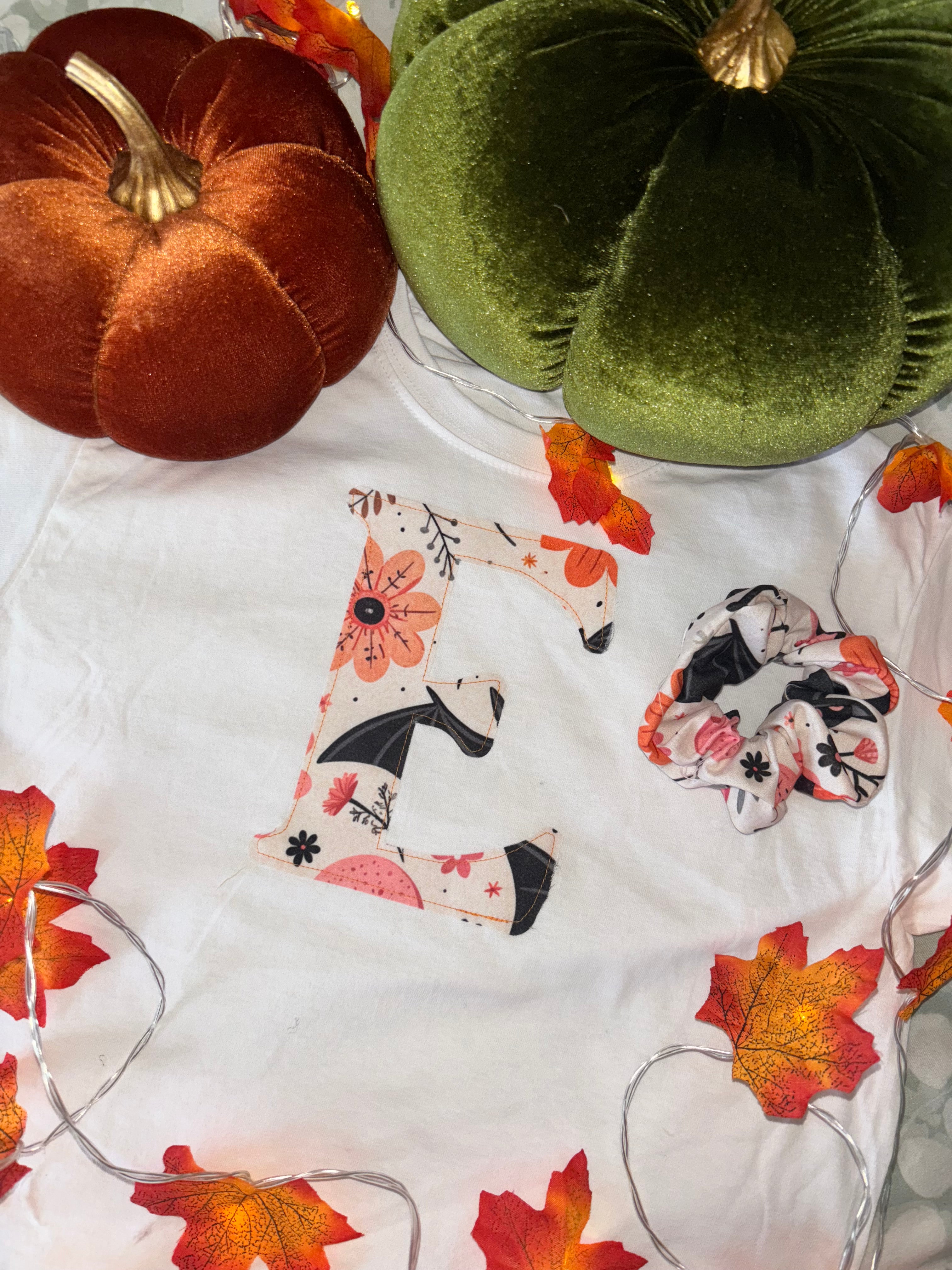 Halloween Initial T-shirt