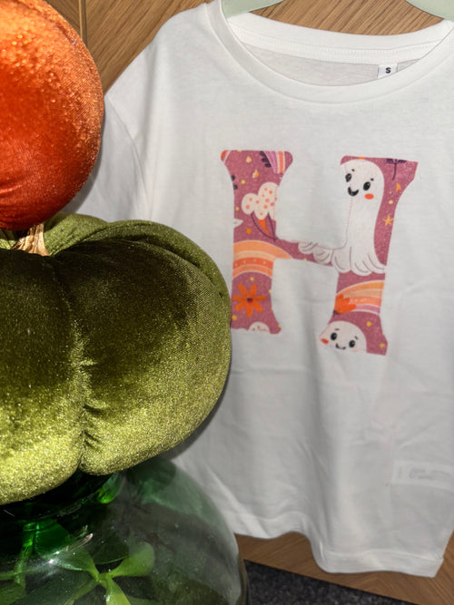 Halloween Initial T-shirt