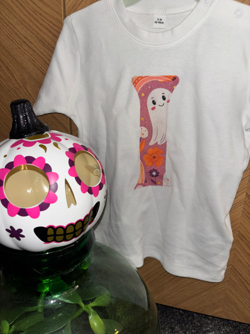 Halloween Initial T-shirt
